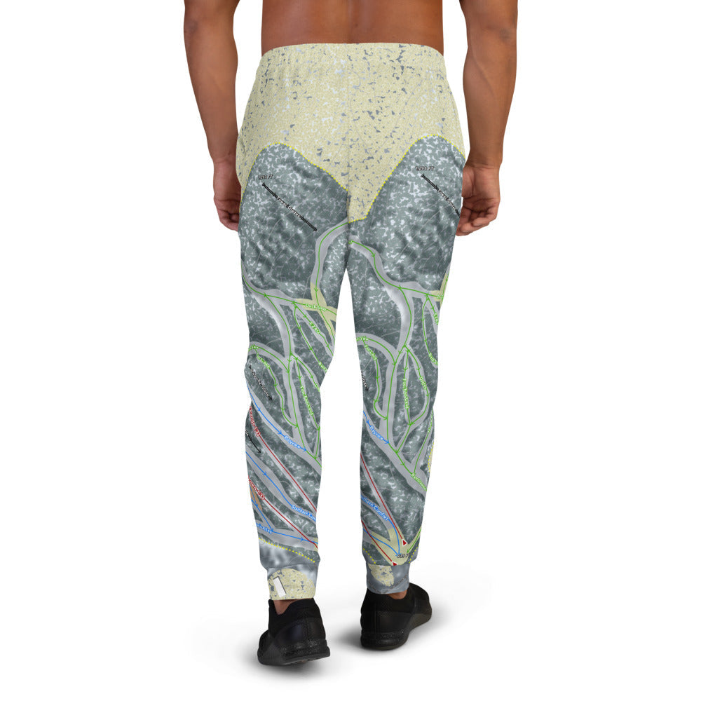 Nub's Nob, Michigan  Ski Trail Map Men's Mid-Layer - Powderaddicts
