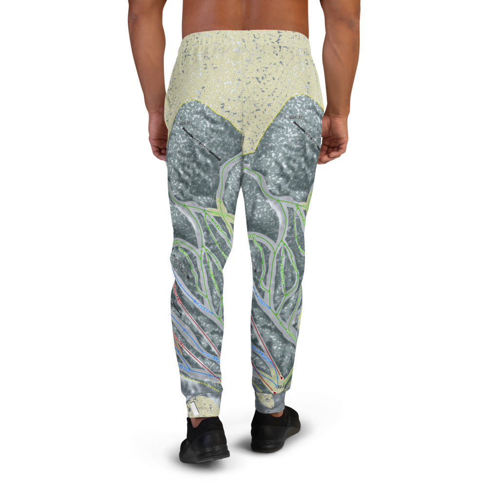 Nub's Nob, Michigan  Ski Trail Map Men's Mid-Layer - Powderaddicts