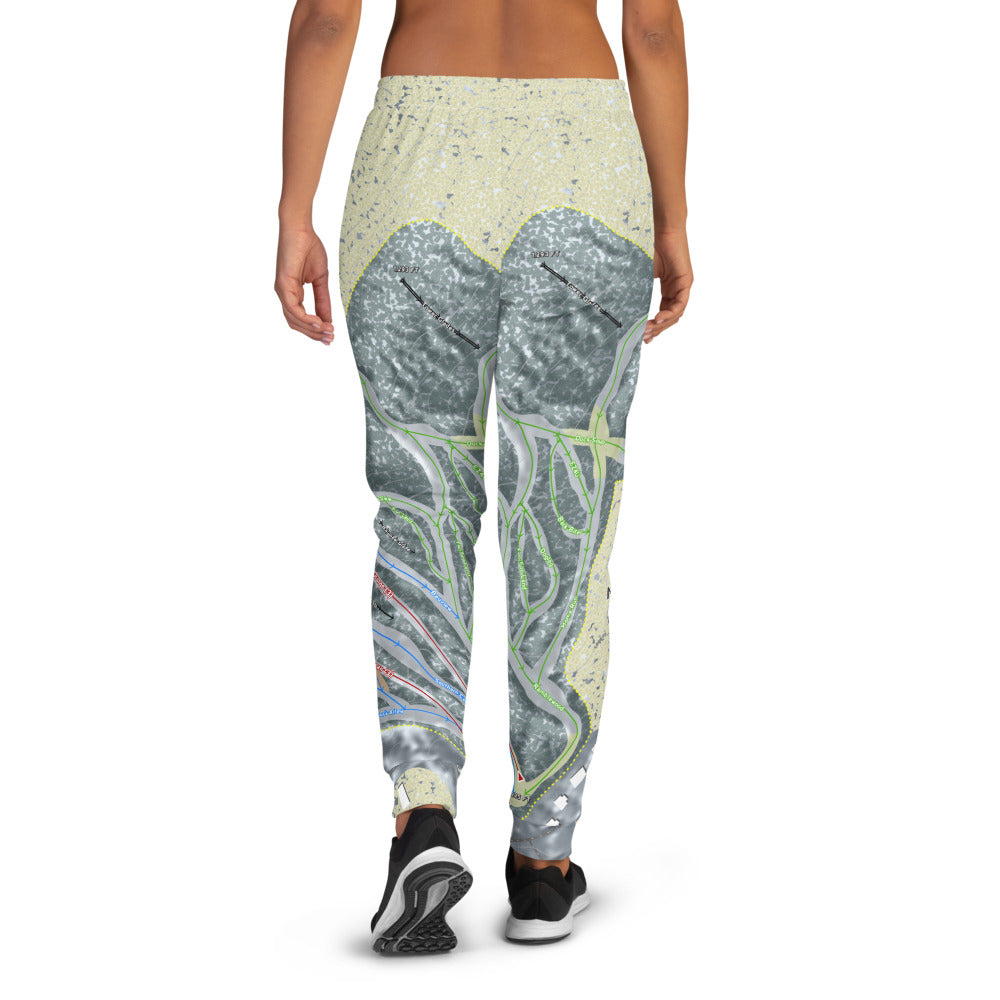 Nub's Nob, Michigan Ski Trail Map Women's Mid-Layer - Powderaddicts