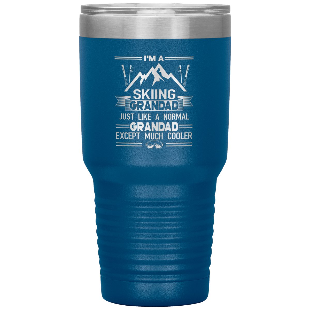 I&#39;m A Skiing Grandad 30oz Tumbler - Powderaddicts