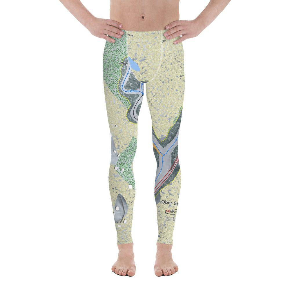 Ober Gatlinburg, Tennessee Ski Trail Map Men's Base Layer Bottom