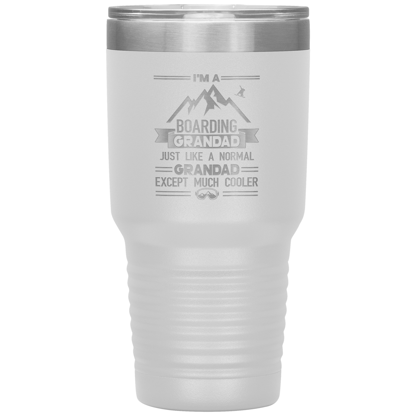 I'm A Boarding Grandad 30oz Tumbler - Powderaddicts