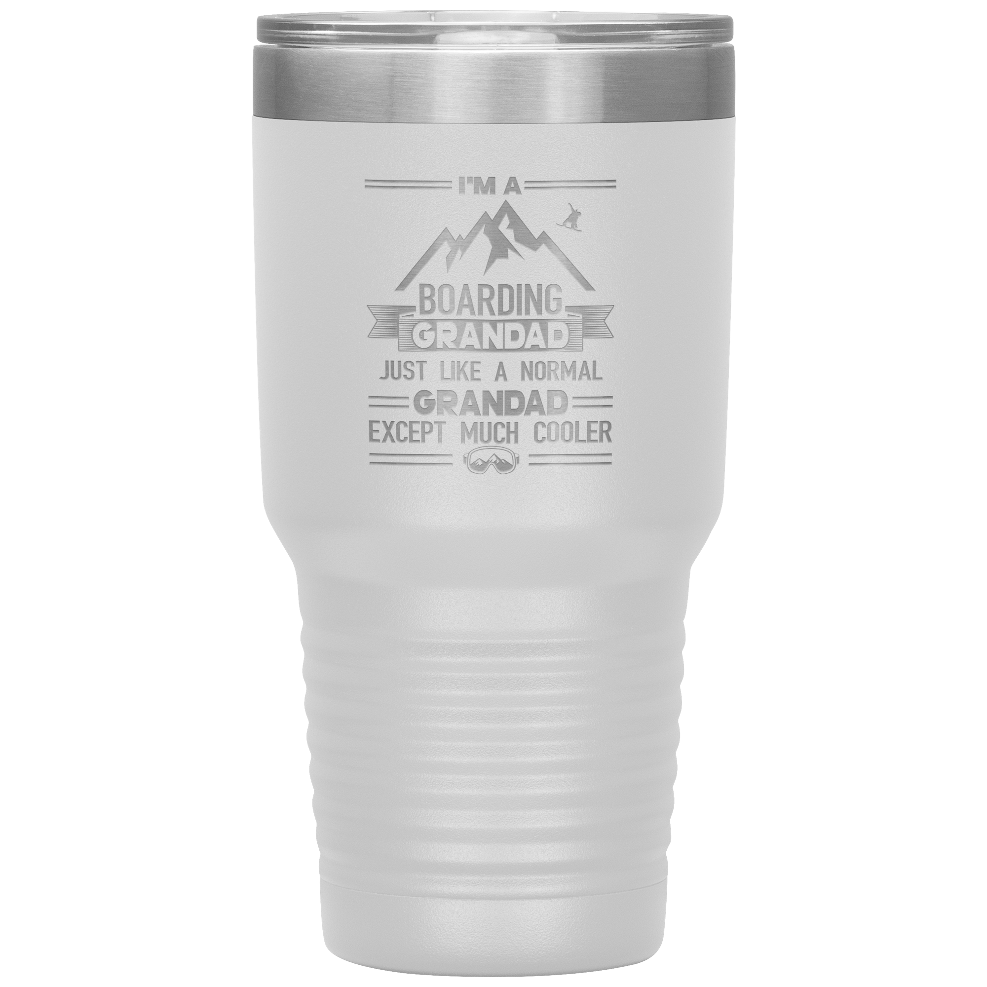 I'm A Boarding Grandad 30oz Tumbler - Powderaddicts