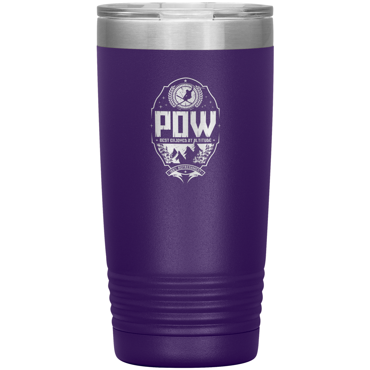 Pow Best Enjoyed At Altitude 20oz Tumbler - Powderaddicts