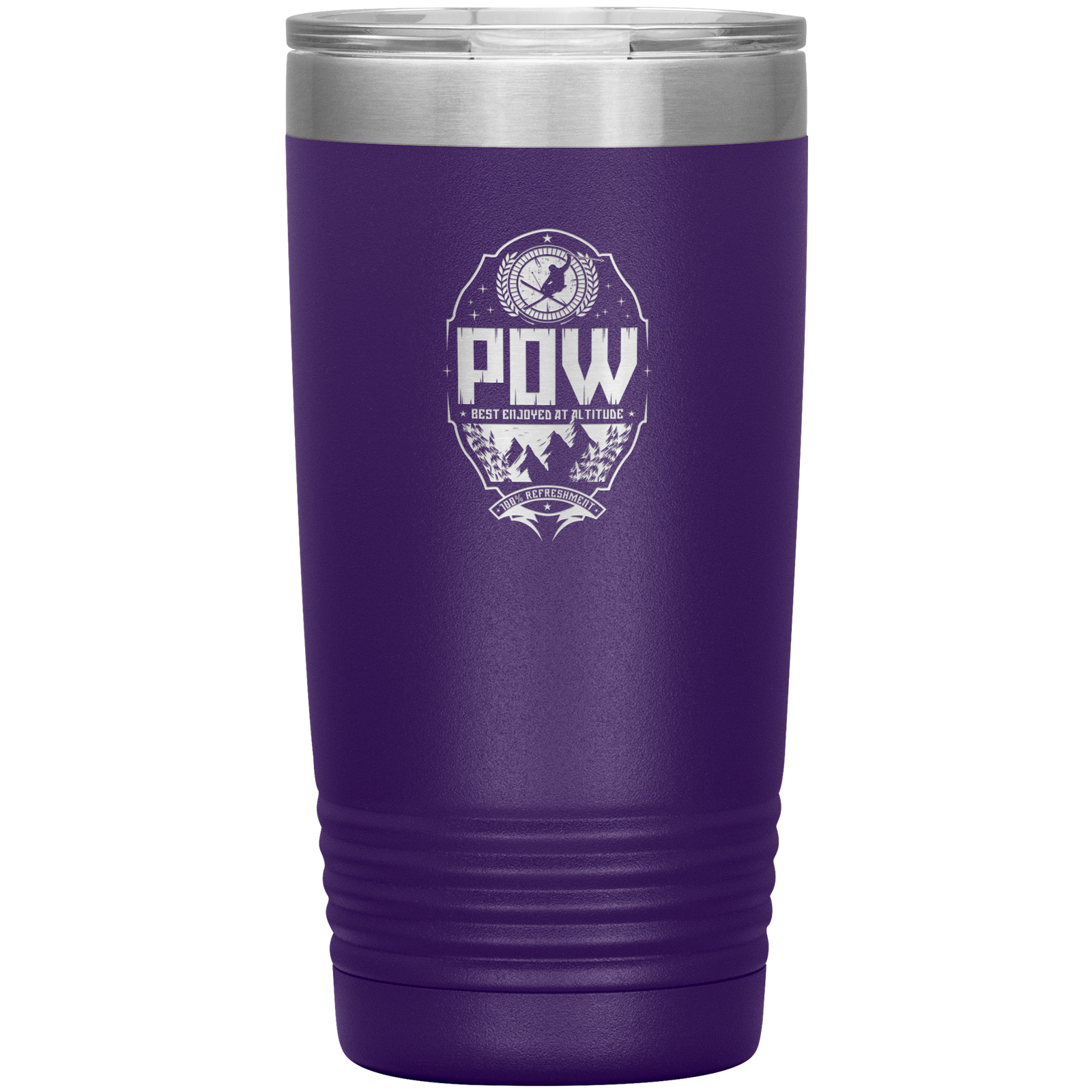 Pow Best Enjoyed At Altitude 20oz Tumbler - Powderaddicts