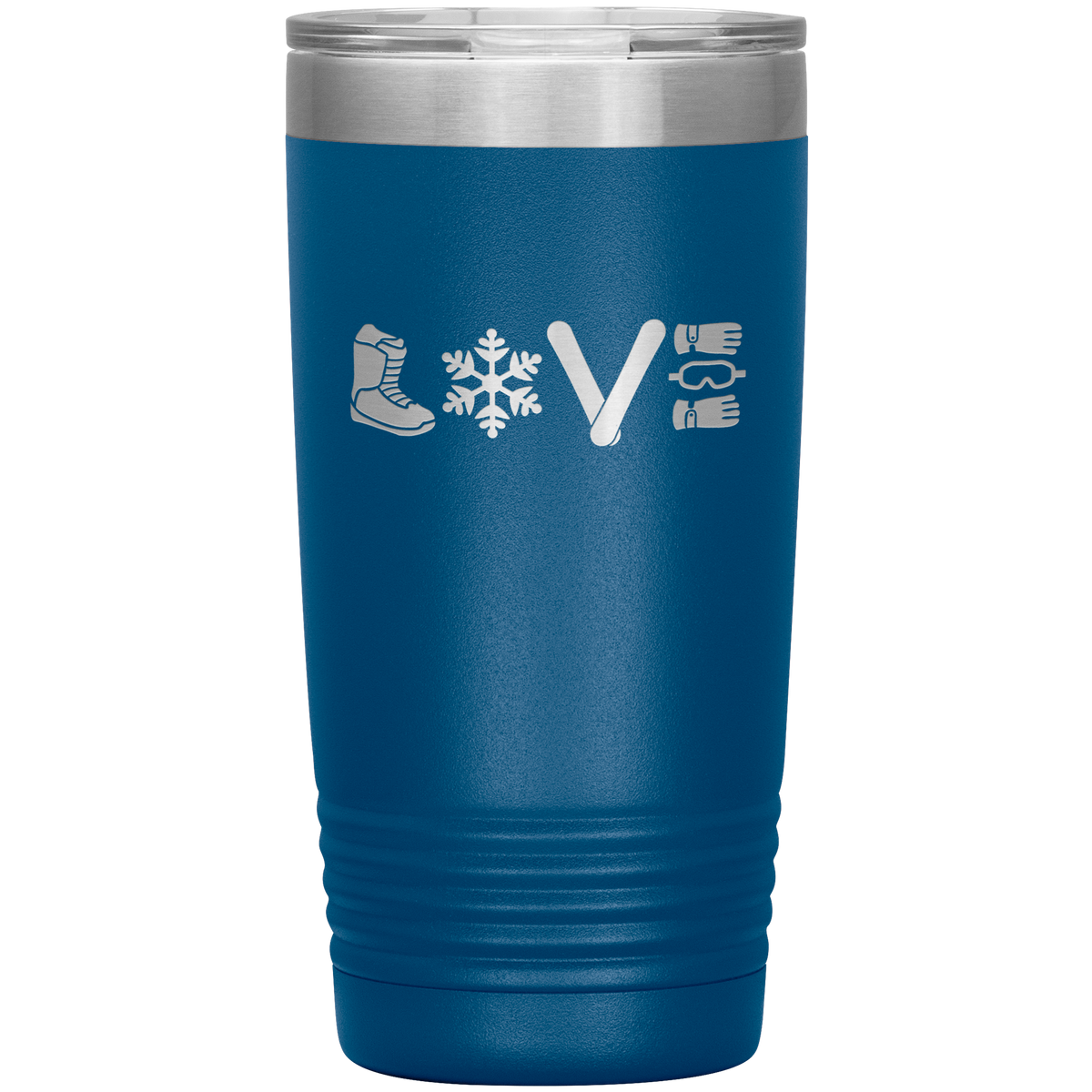 Love Snowboard Symbols 20oz Tumbler - Powderaddicts