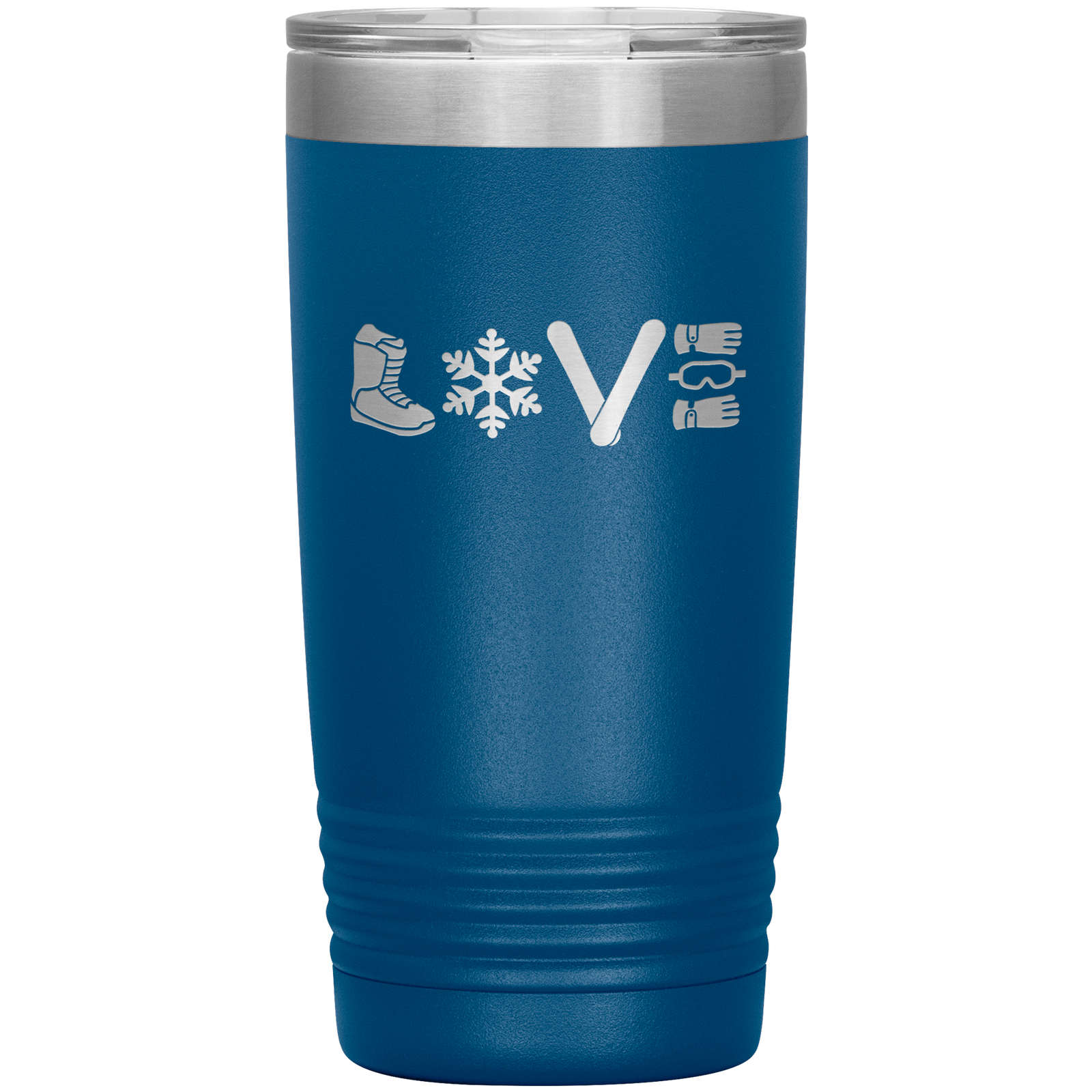 Love Snowboard Symbols 20oz Tumbler - Powderaddicts