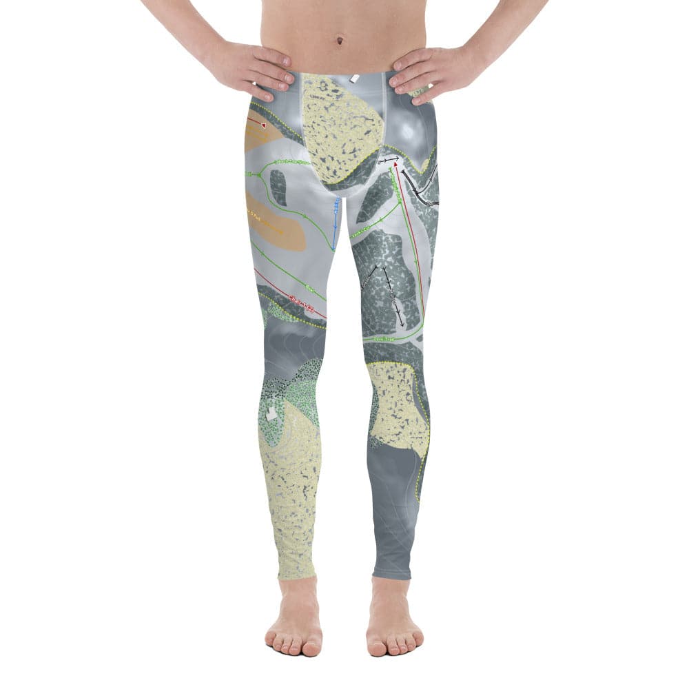 Otsego, Michigan Ski Trail Map Men's Base Layer Bottom