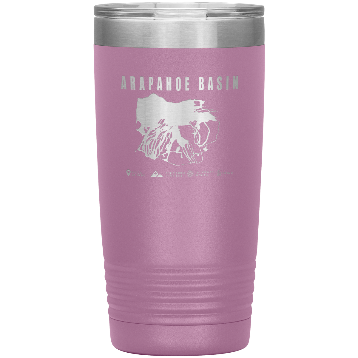 Arapahoe Basin,Colorado Ski Resort 20oz Tumbler - Powderaddicts