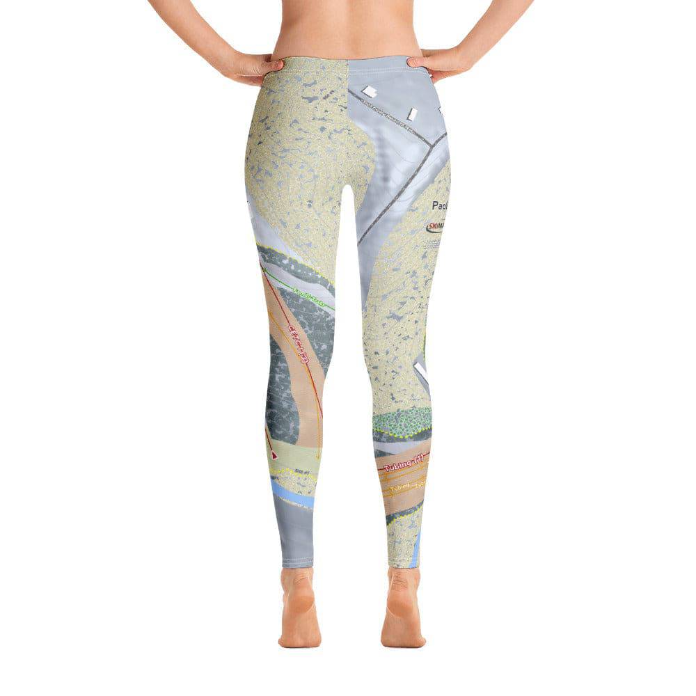 Paoli Peaks, Indiana Ski Trail Map Women's Base Layer Bottom