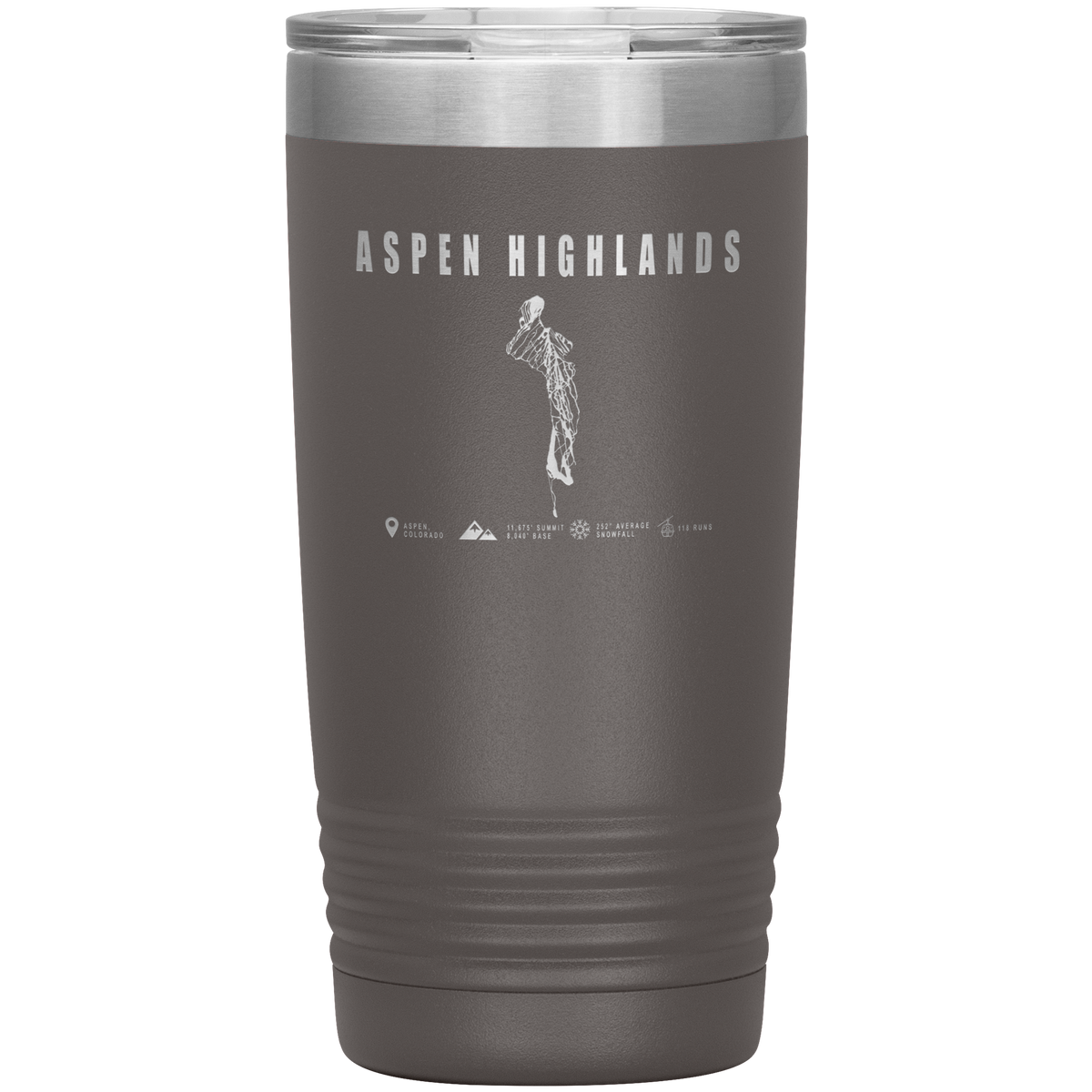 Aspen Highlands, Colorado Ski Resort 20oz Tumbler - Powderaddicts