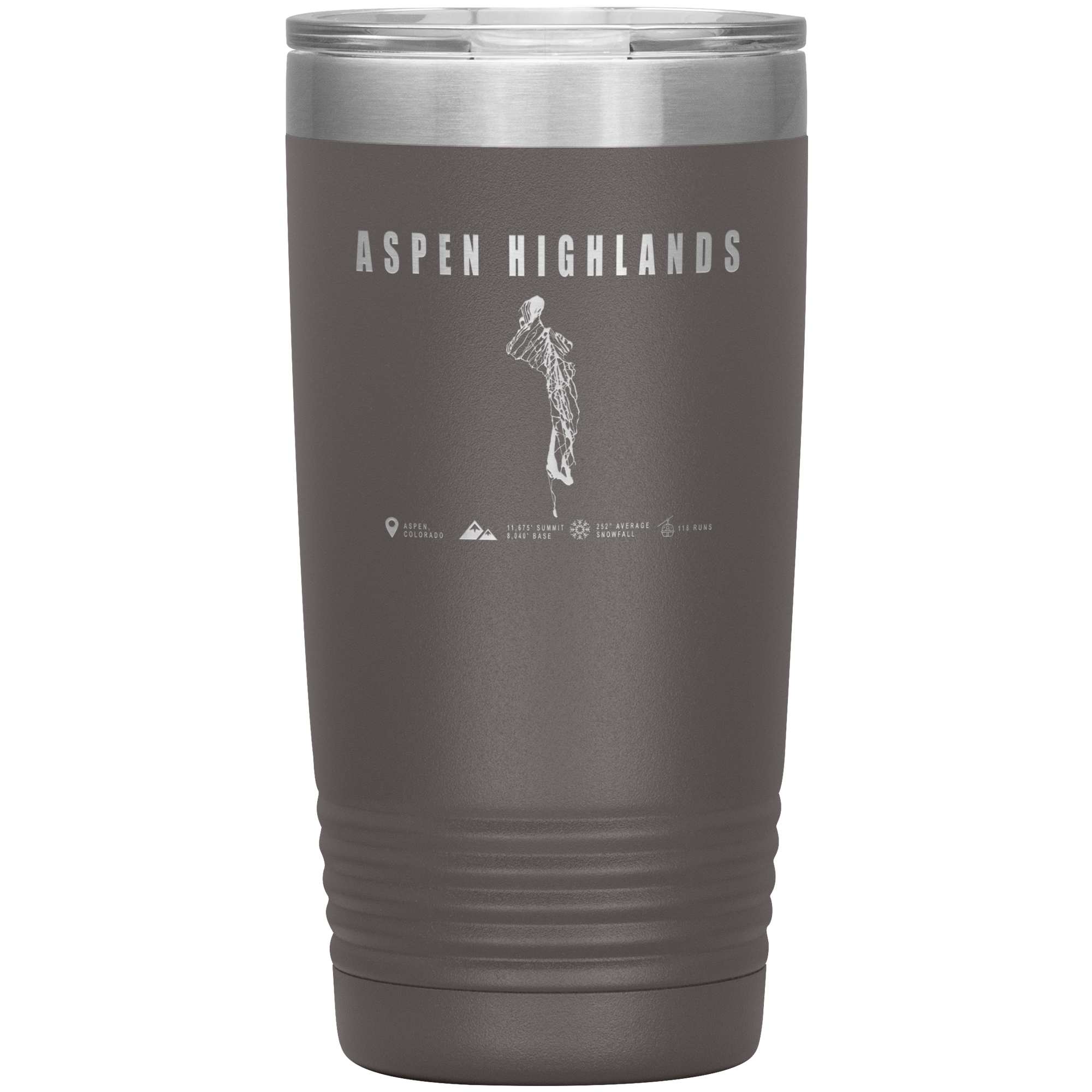 Aspen Highlands, Colorado Ski Resort 20oz Tumbler - Powderaddicts