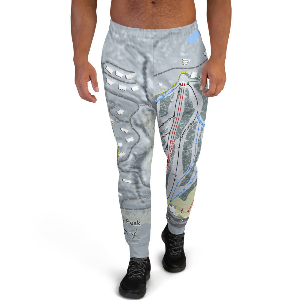 Peek'n Peak, New York Ski Trail Map Men's Mid-Layer