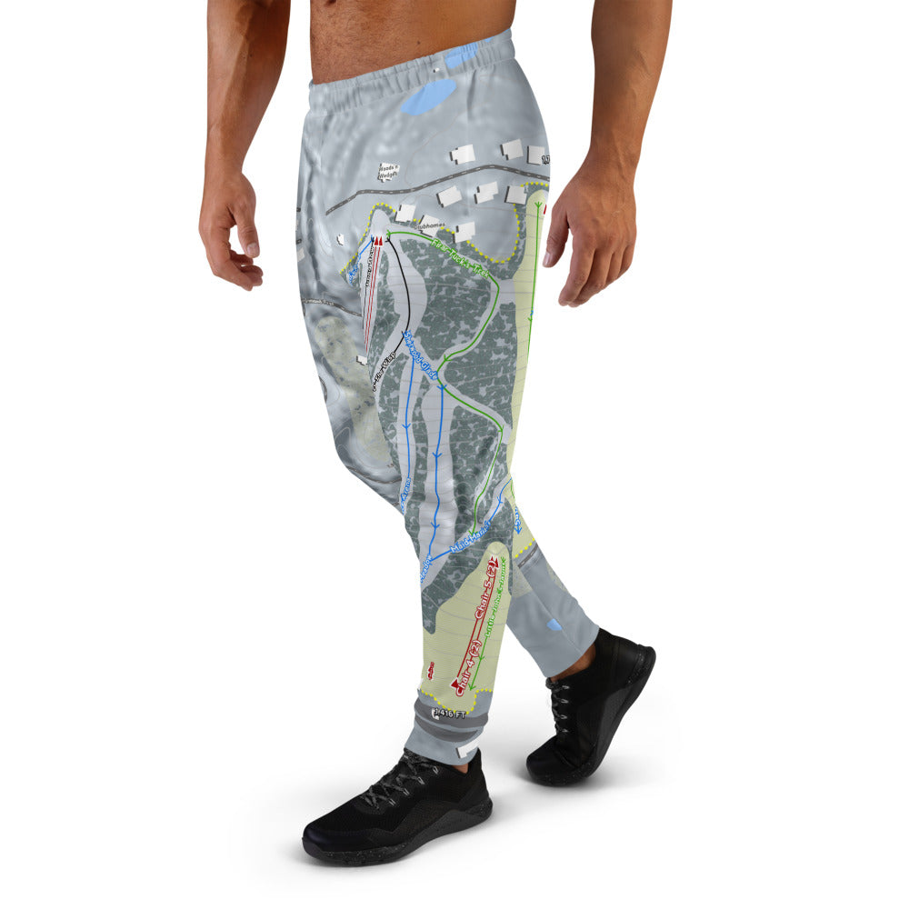 Peek'n Peak, New York Ski Trail Map Men's Mid-Layer - Powderaddicts