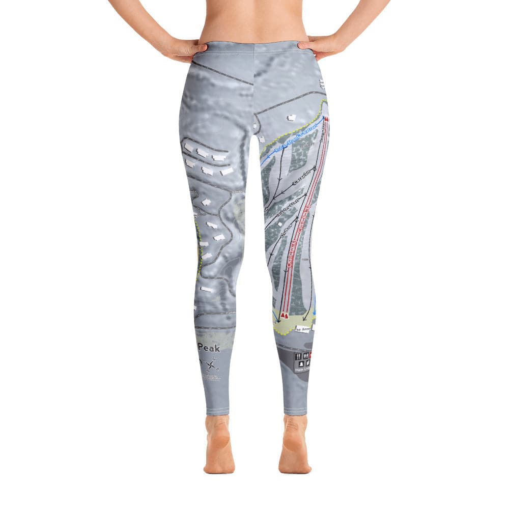 Peek'n Peak, New York Ski Trail Map Women's Base Layer Bottom