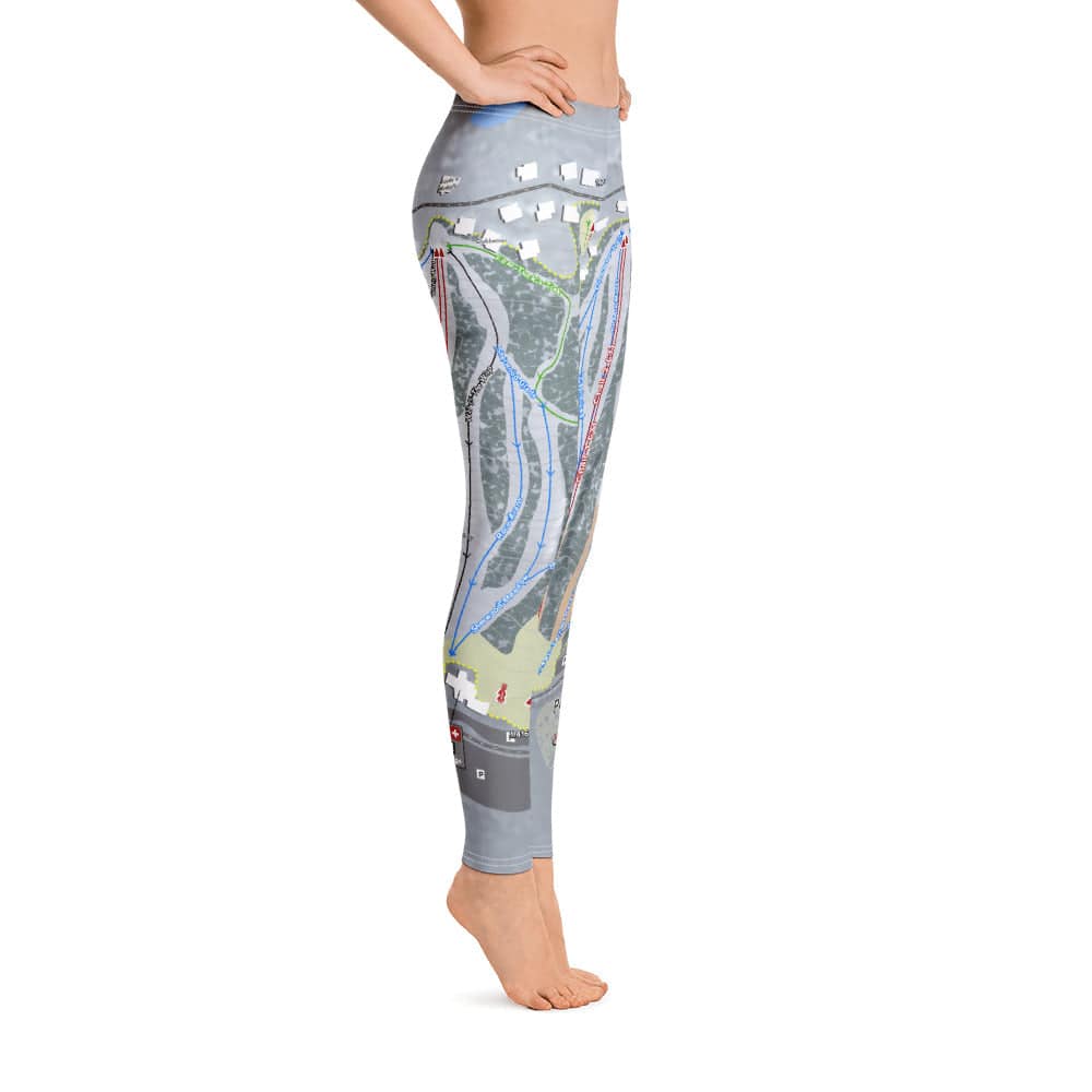 Peek'n Peak, New York Ski Trail Map Women's Base Layer Bottom - Powderaddicts