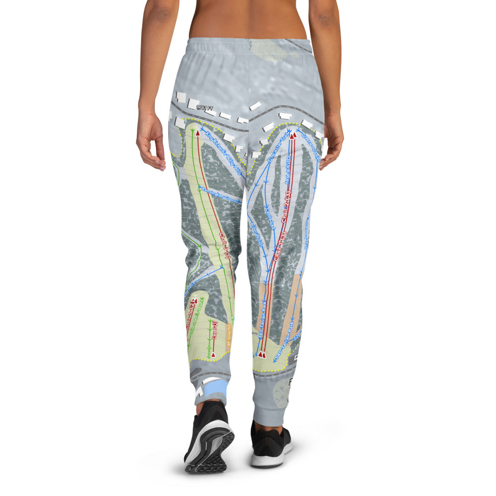 Peek'n Peak, New York Ski Trail Map Women's Mid-Layer - Powderaddicts