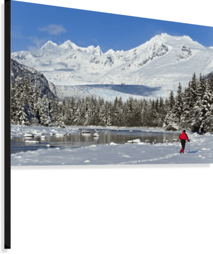 Person Cross-Country Skiing In A Winter - Powderaddicts