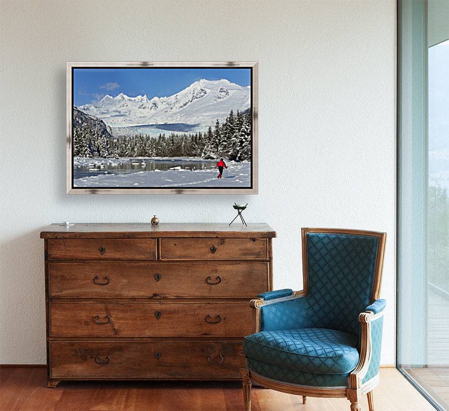 Person Cross-Country Skiing In A Winter - Powderaddicts