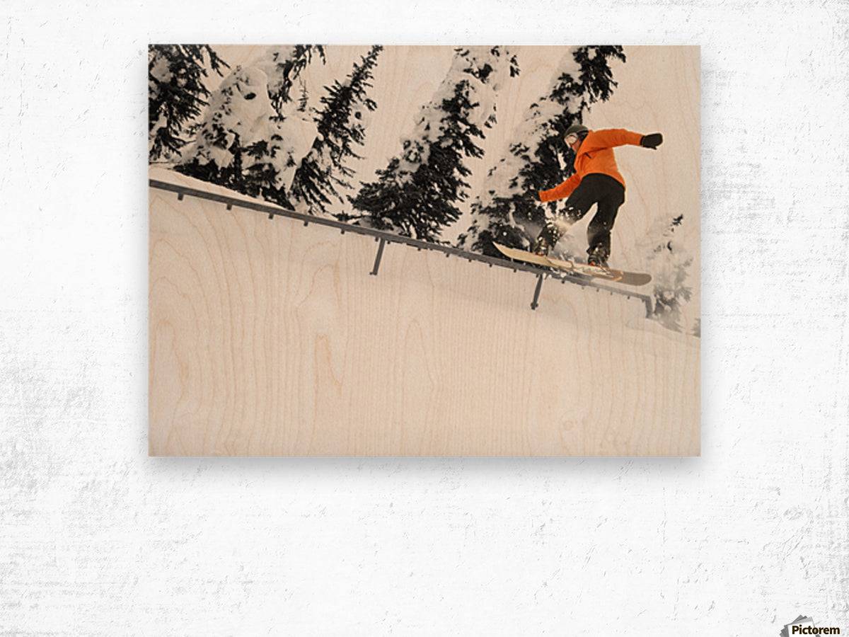 Person Snowboarding On A Railing - Powderaddicts