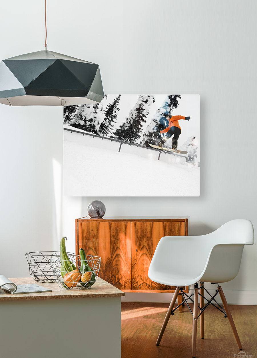 Person Snowboarding On A Railing - Powderaddicts