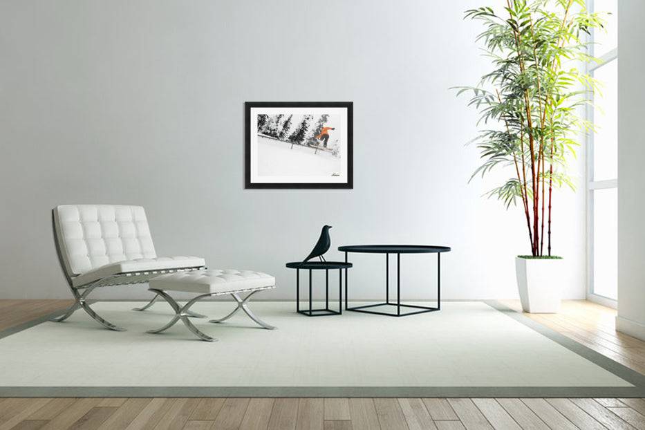 Person Snowboarding On A Railing - Powderaddicts