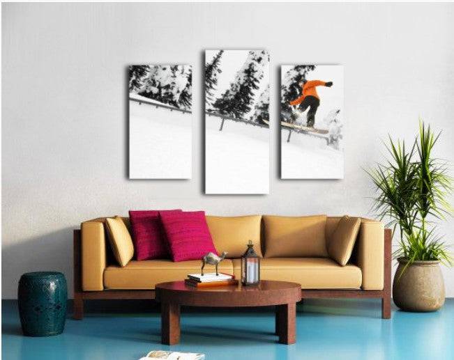 Person Snowboarding On A Railing - Powderaddicts