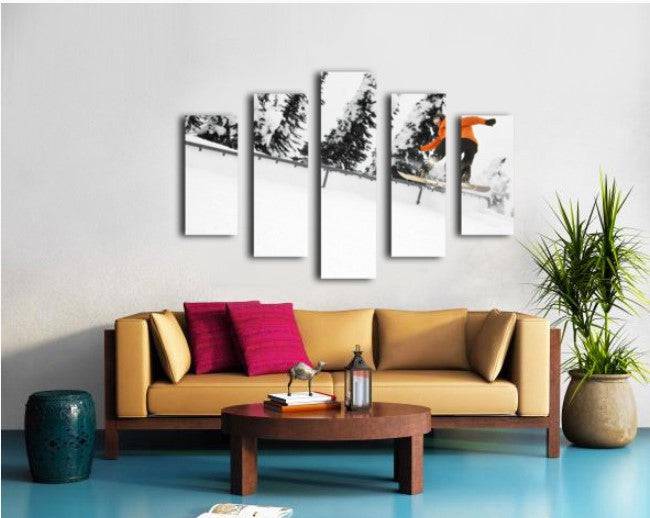 Person Snowboarding On A Railing - Powderaddicts