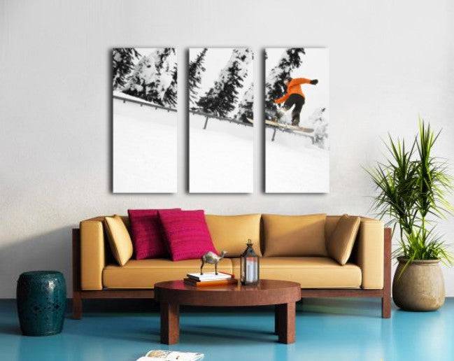 Person Snowboarding On A Railing - Powderaddicts