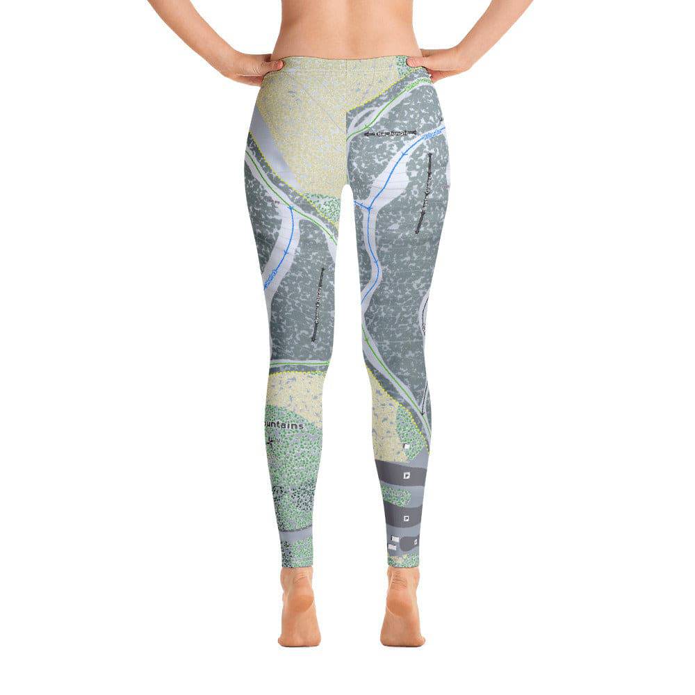 Porcupine Mountains, Michigan Ski Trail Map Women's Base Layer Bottom