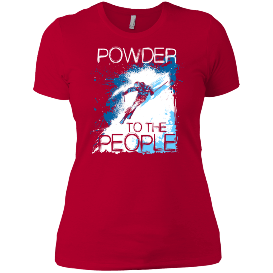 Powder To The People Ladies Tees - Powderaddicts