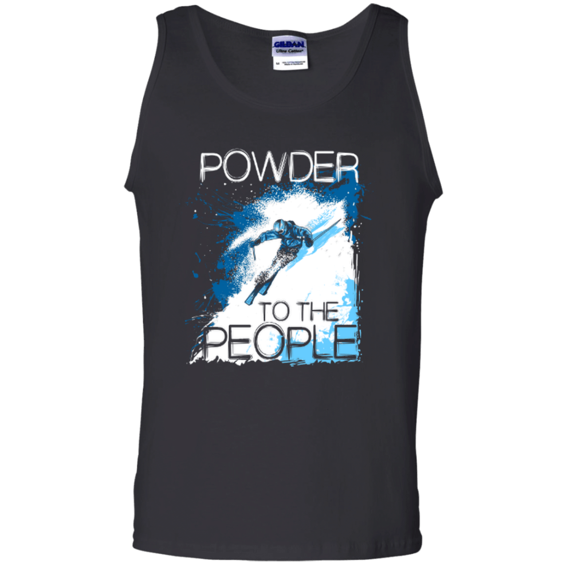 Powder To The People Tank Tops - Powderaddicts
