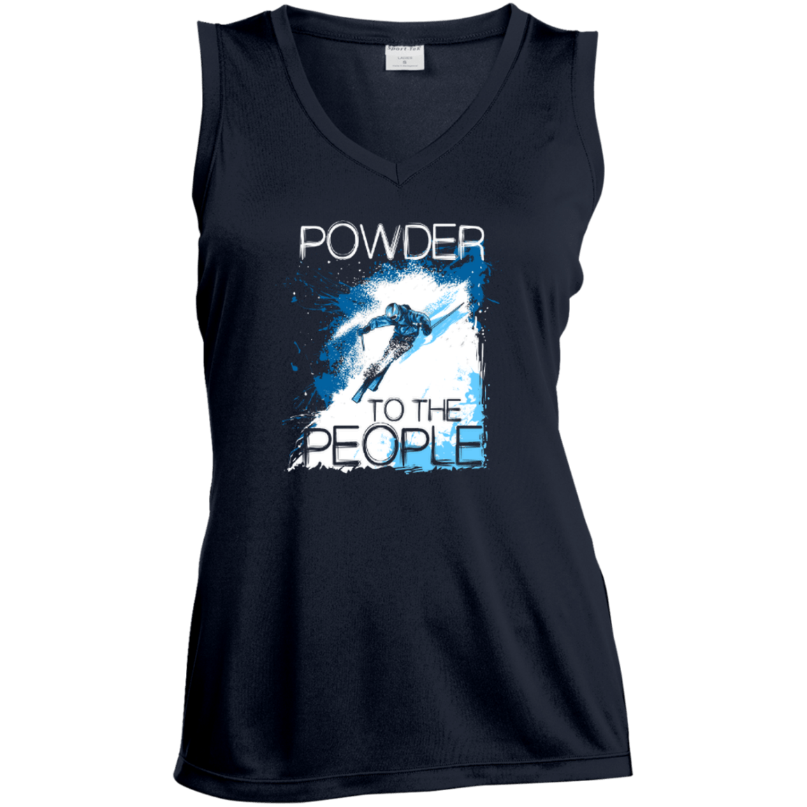 Powder To The People Tank Tops - Powderaddicts