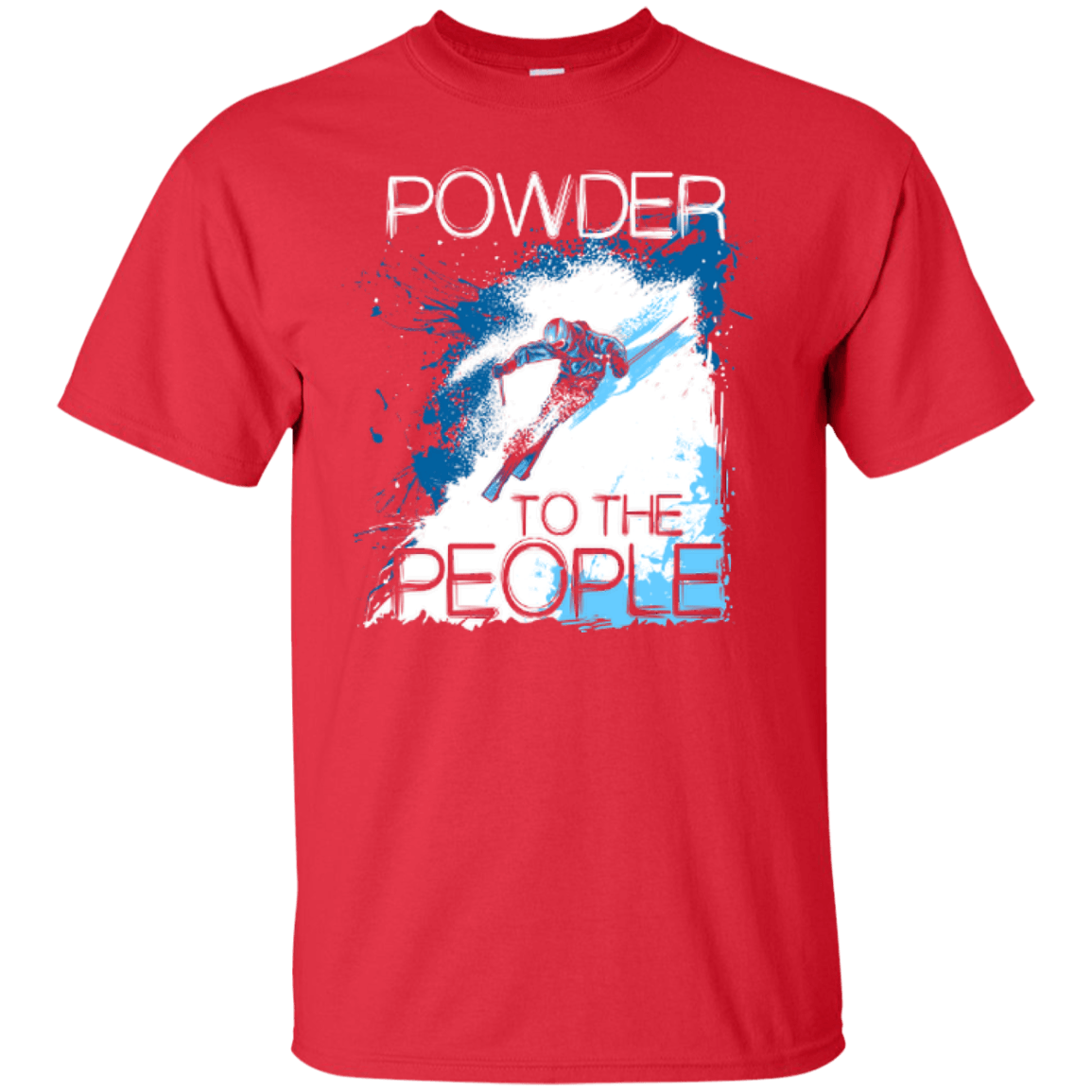 Powder To The People Tees - Powderaddicts