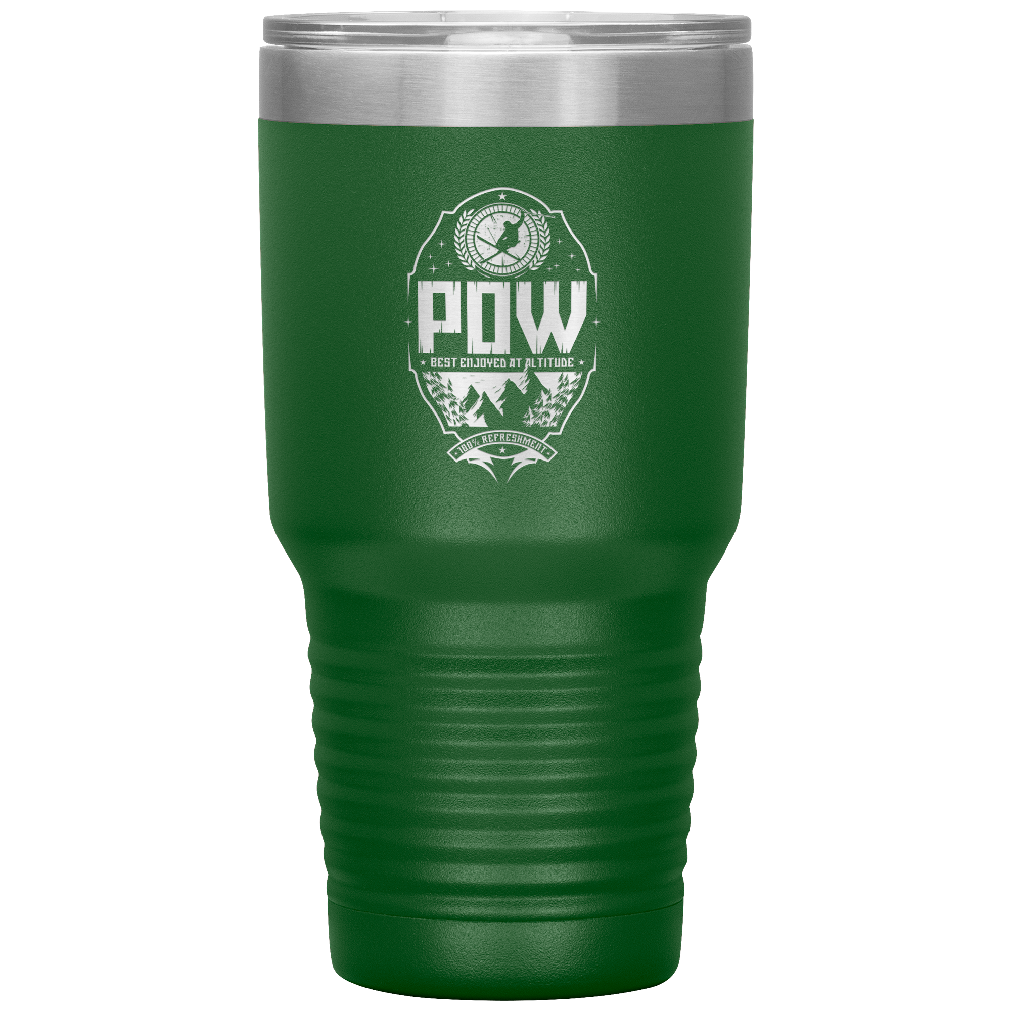 Pow Best Enjoyed At Altitude 30oz Tumbler - Powderaddicts
