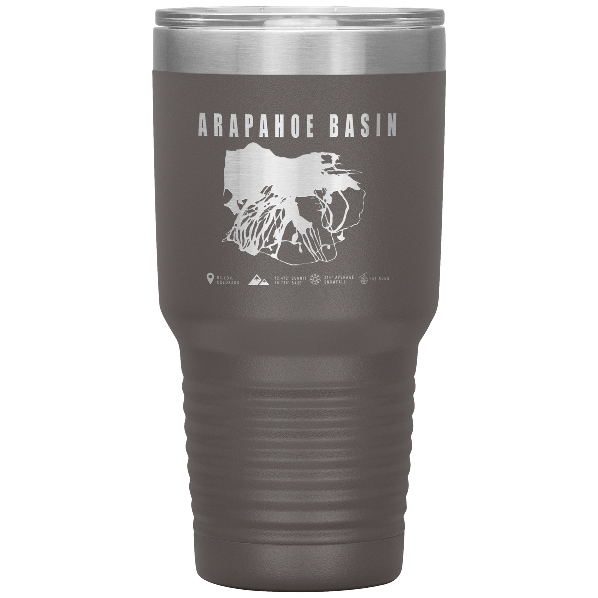 Arapahoe Basin,Colorado Ski Resort 30oz Tumbler - Powderaddicts
