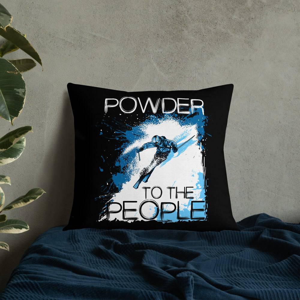Premium Pillow Powder To The People Black - Powderaddicts