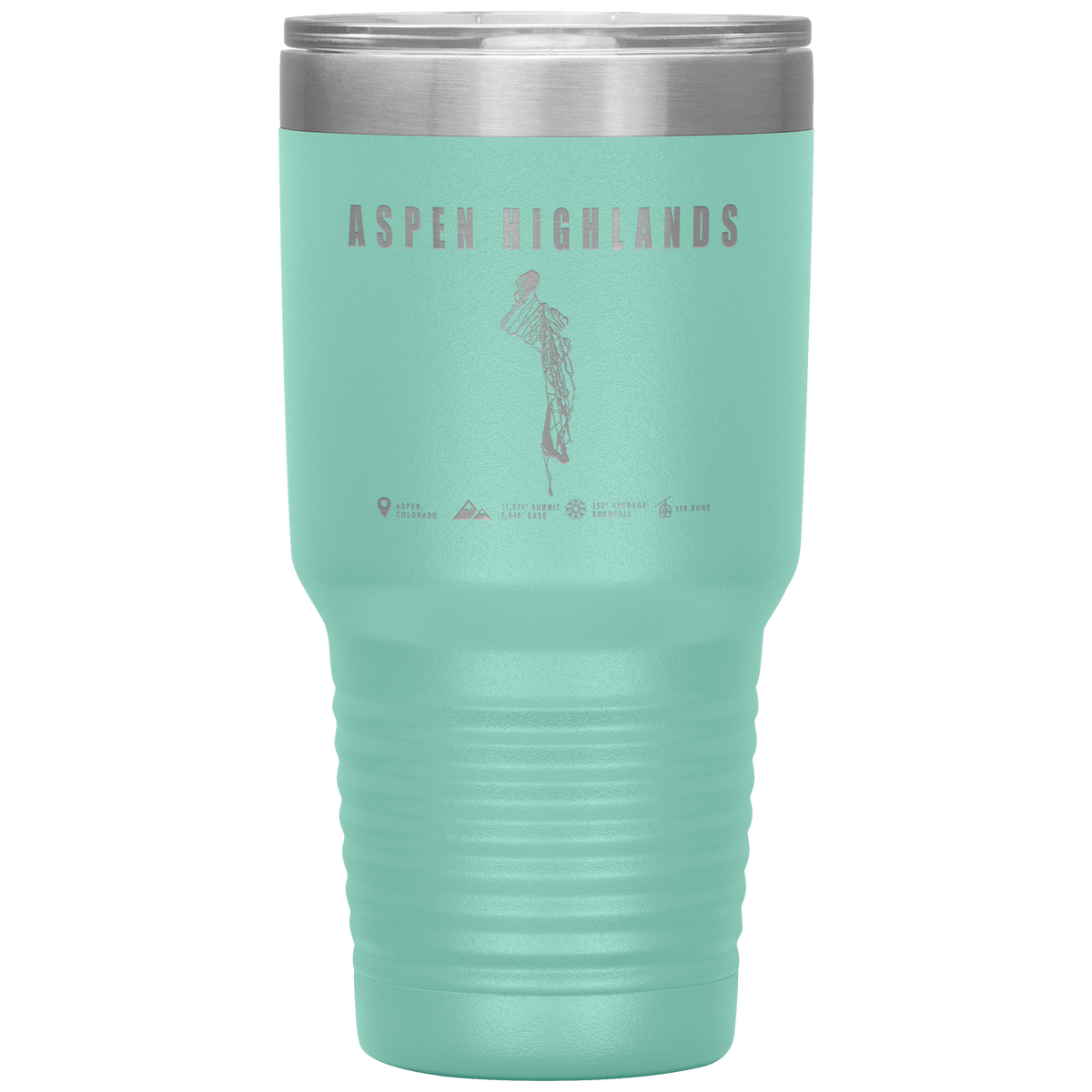 Aspen Highlands, Colorado Ski Resort 30oz Tumbler - Powderaddicts