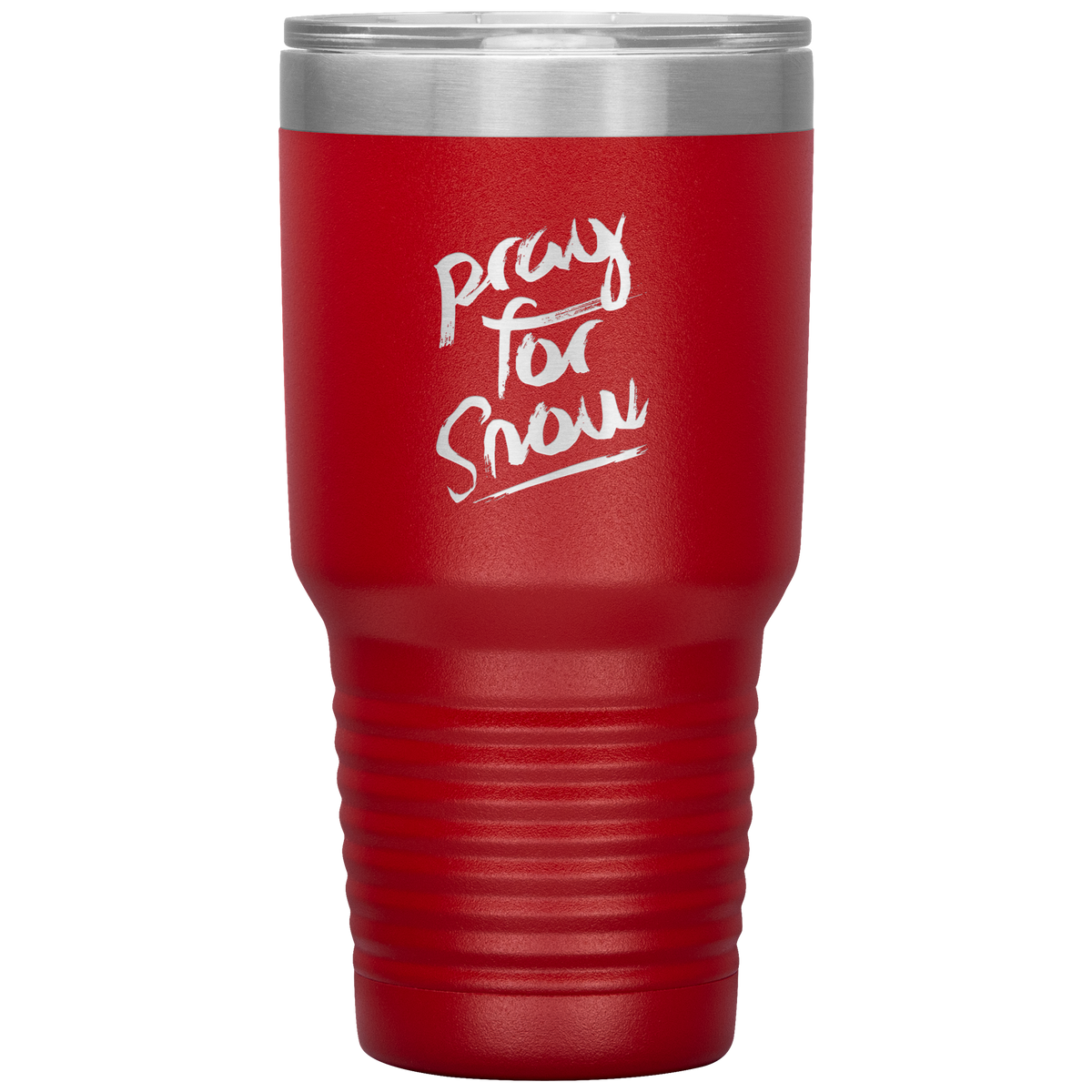 Pray For Snow Back 30oz Tumbler - Powderaddicts