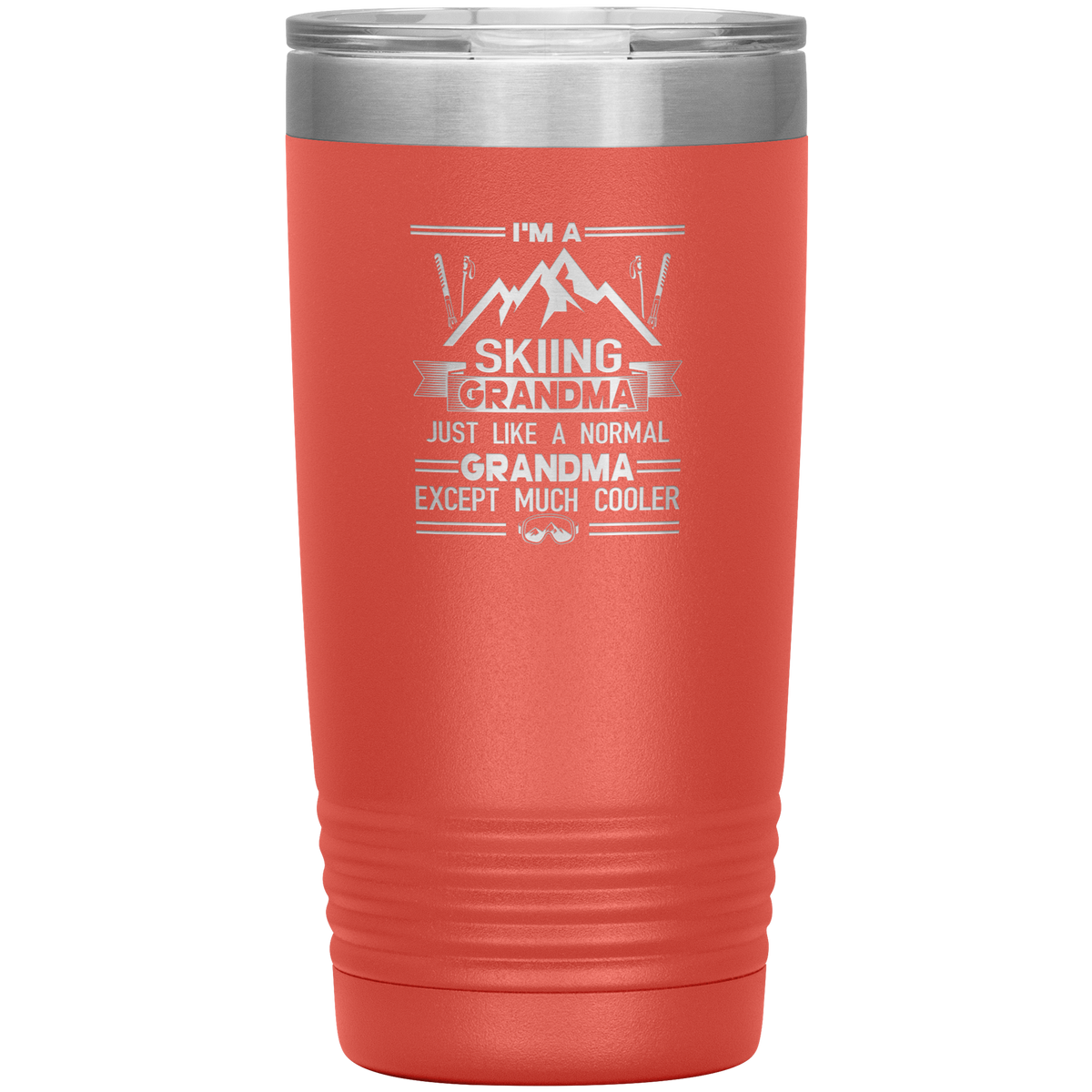 I'm A Skiing Grandma 20oz Tumbler - Powderaddicts