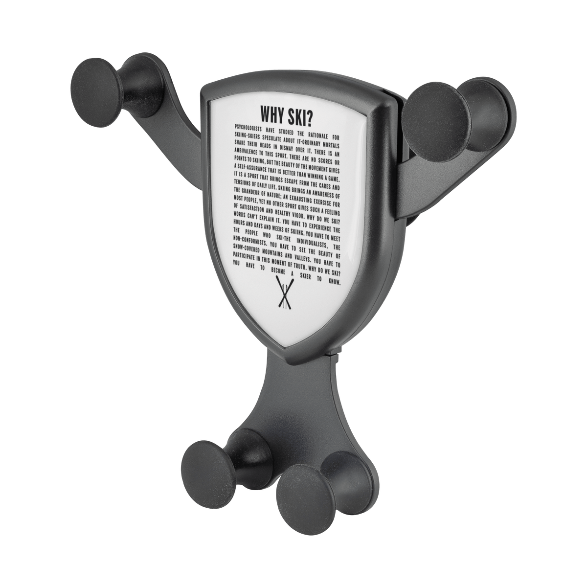 Why Ski? Wireless Car Charger - Powderaddicts