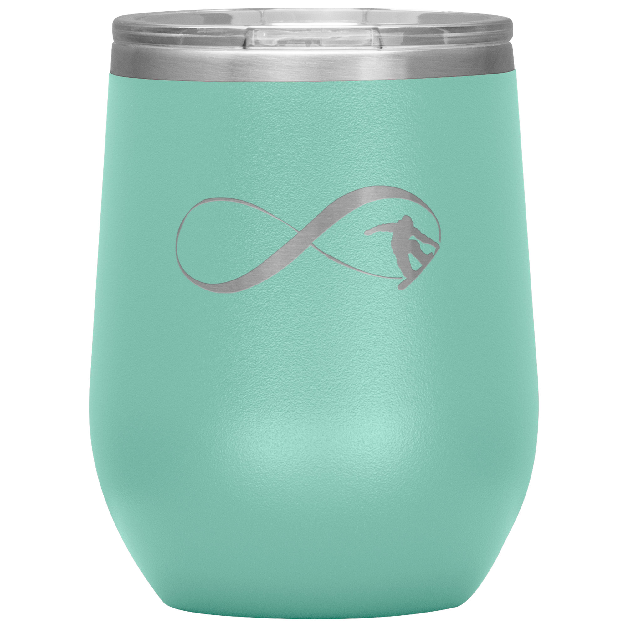 Infinity Snowboard Wine 12oz Tumbler - Powderaddicts