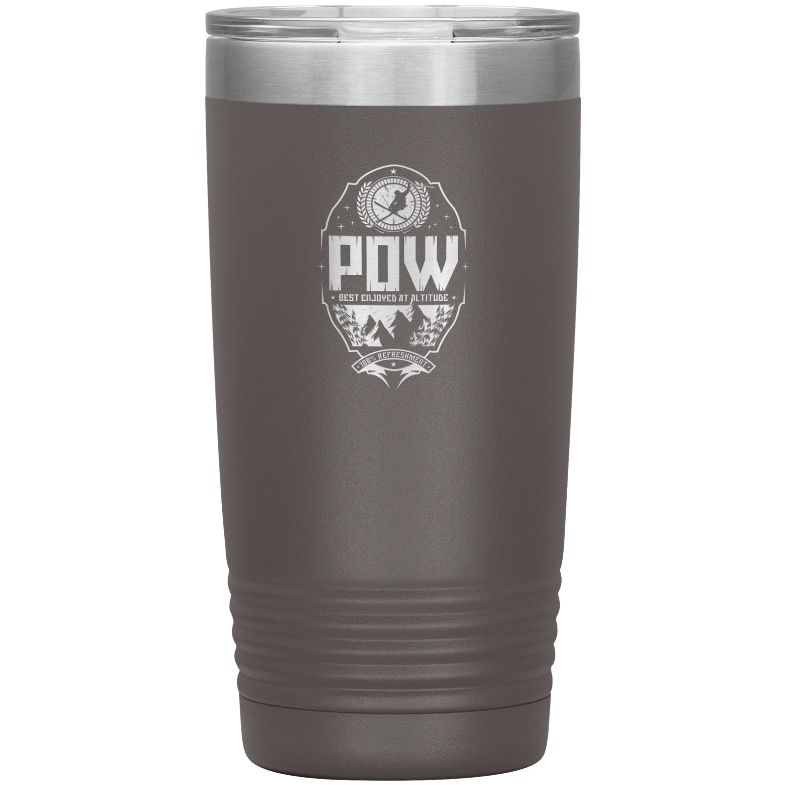 Pow Best Enjoyed At Altitude 20oz Tumbler - Powderaddicts
