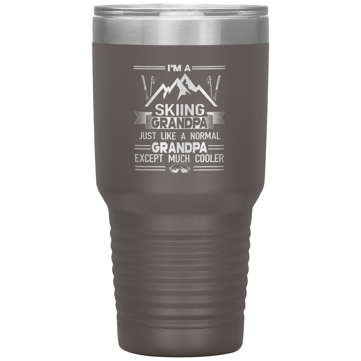 I'm A Skiing Mom 30oz Tumbler - Powderaddicts
