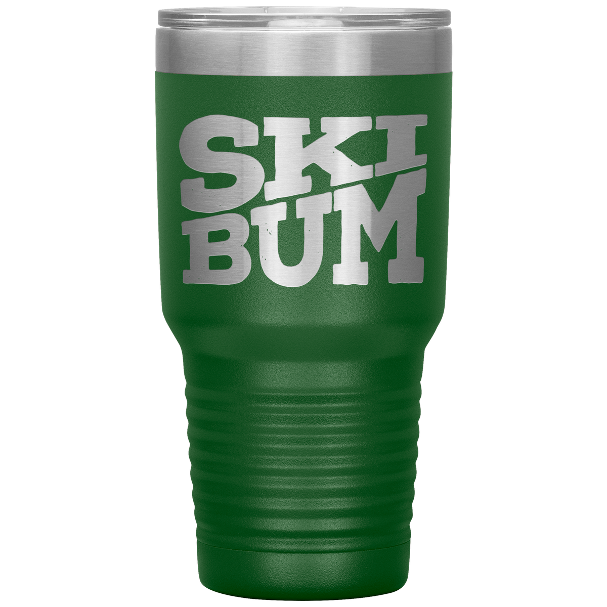 Ski Bum 30oz laser Etched Tumbler - Powderaddicts
