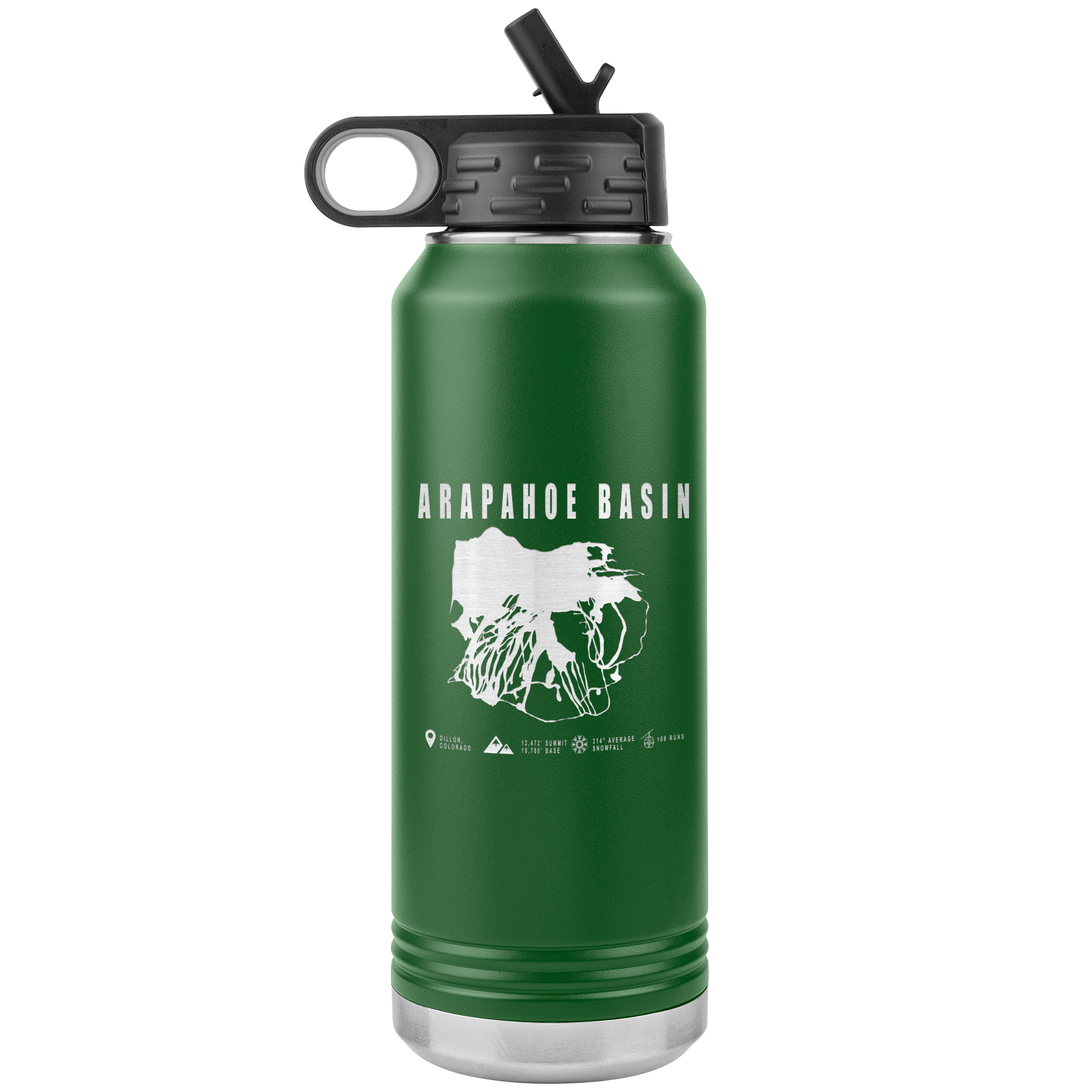 Arapahoe Basin,Colorado Ski Resort 32oz Tumbler - Powderaddicts