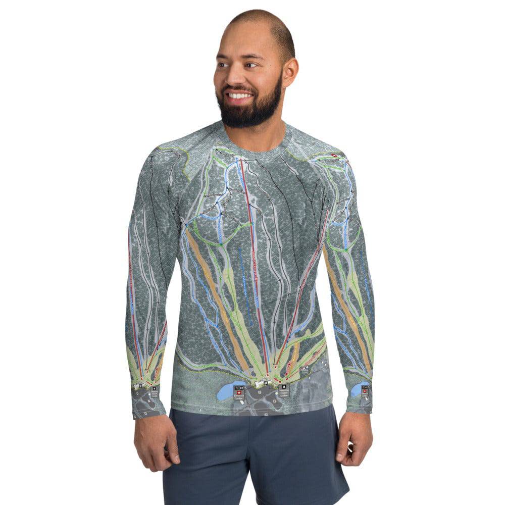 Ragged Mountain, New Hampshire Ski Trail Map Men's Base Layers