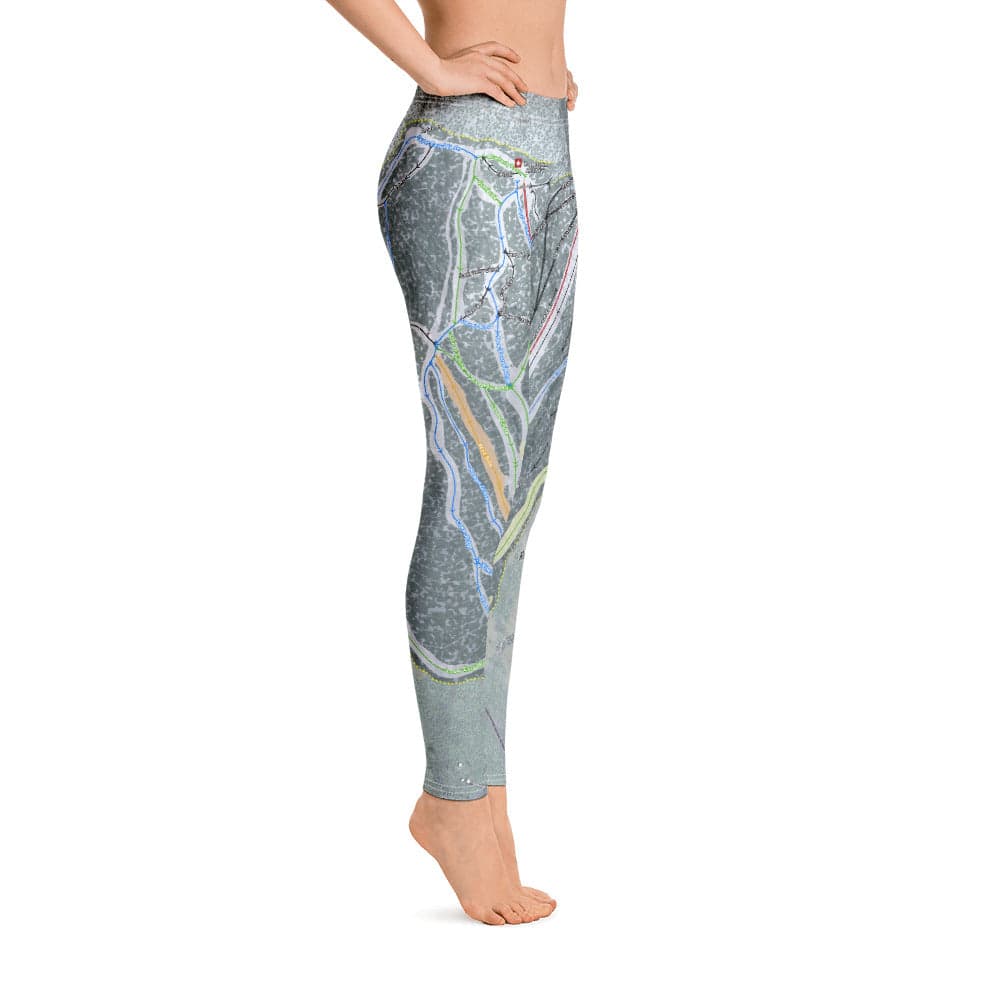 Ragged Mountain, New Hampshire Ski Trail Map Women's Base Layer Bottom - Powderaddicts