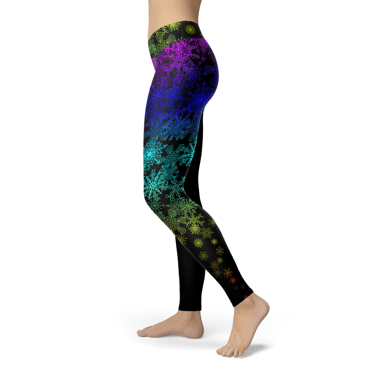 Rainbow Snow Leggings - Powderaddicts