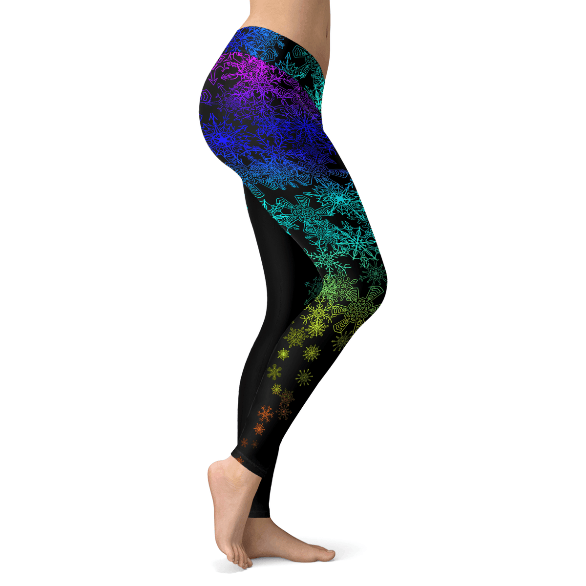 Rainbow Snow Leggings - Powderaddicts